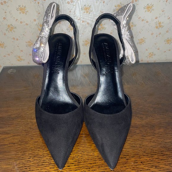 Aminah Abdul Jillil for INC Forever Your Girl Bow Slingback Pumps Macy's - Picture 4 of 12